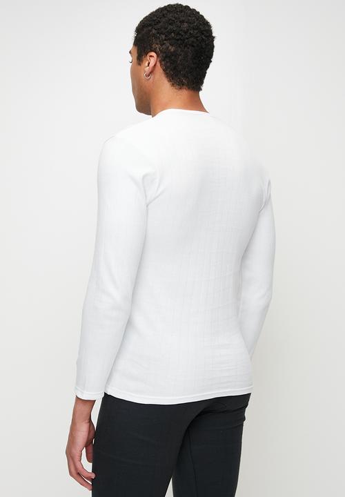 Jockey - 1 Pack  drop needle interlock - Interlock White shirt - White