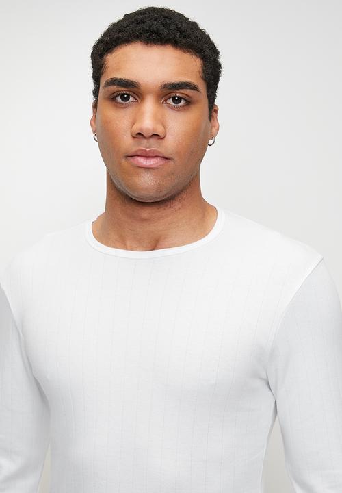 Jockey - 1 Pack  drop needle interlock - Interlock White shirt - White