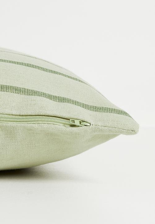 H&S - Stripe outdoor cushion - Olive