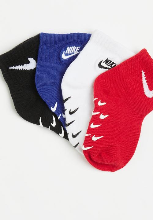 Nike - Nike logo gripper socks 4-pack - game royal