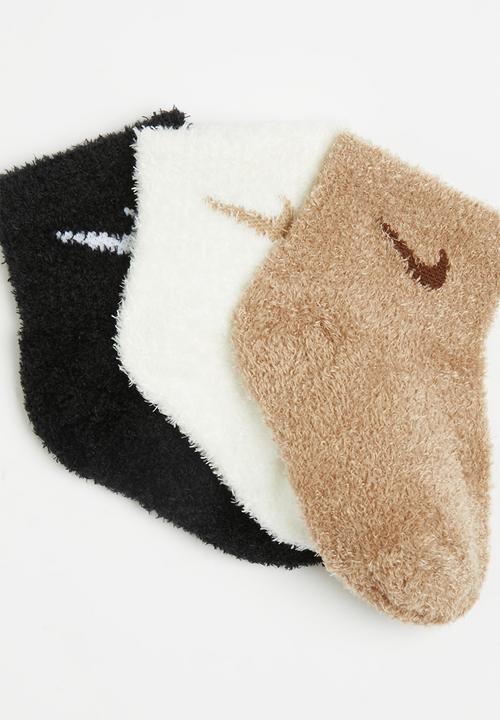 Nike - Nike infant cozy socks 3-pack - hemp