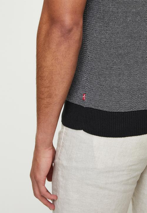 Levi’s® - Skipper knit polo birds eye stitch - jet black