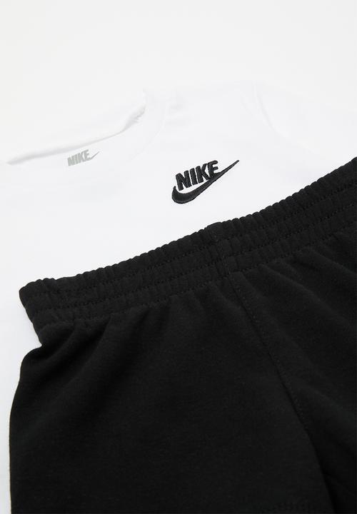 Nike - Nike club knit set - black & white 
