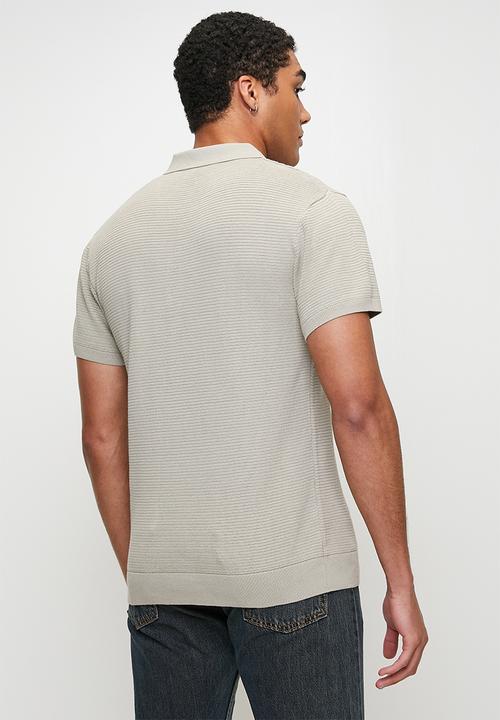 Levi’s® - Structure zip polo - abbey stone