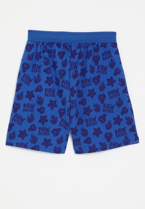 Pop Candy - Paw Patrol shorts - royal blue/navy/aop