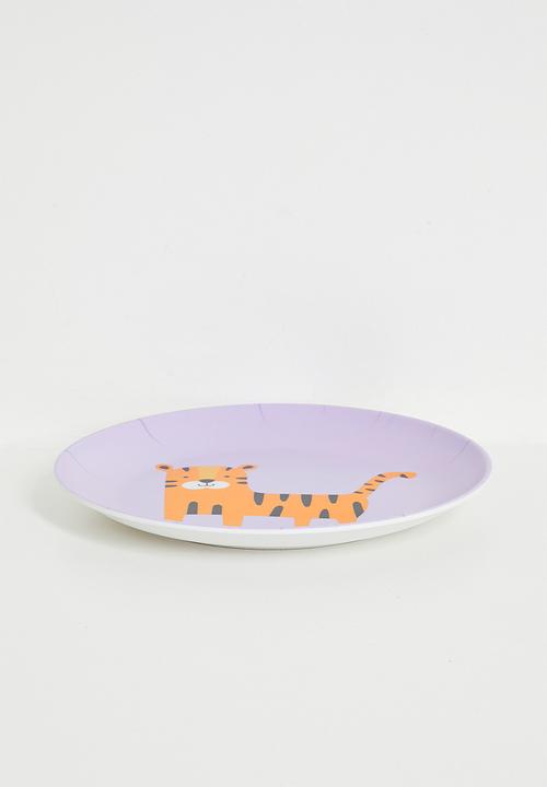 Excellent Houseware - Topsy plate set of 4 - multi