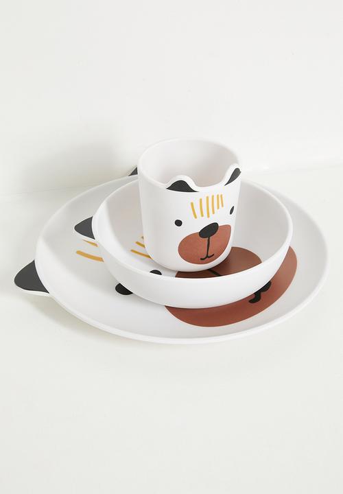 H&S - Melamine dinnerware set - dog
