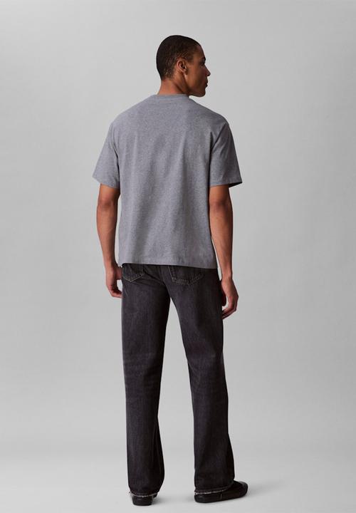 Calvin Klein - Ss 16S Rlxd Fit Ckj Graphic Tee - Medium Grey Heather