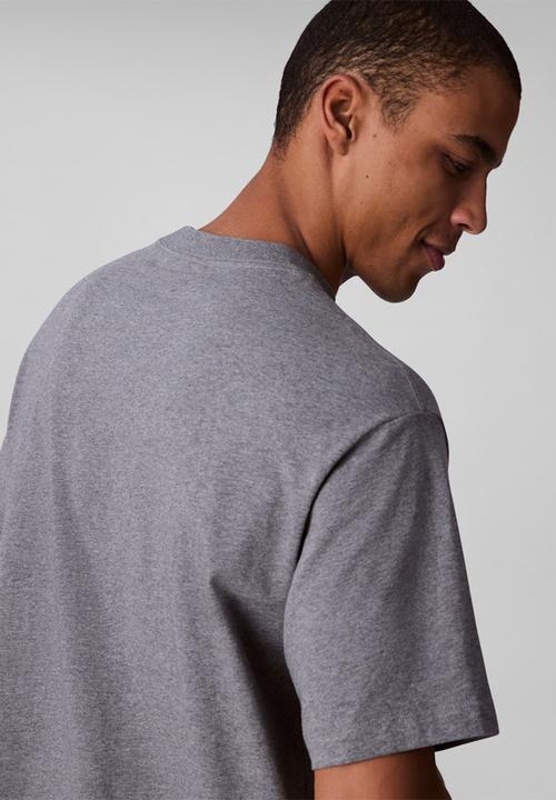 Calvin Klein - Ss 16S Rlxd Fit Ckj Graphic Tee - Medium Grey Heather