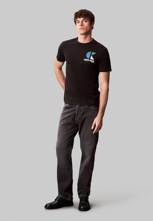 Calvin Klein - Ss 30S Eu Ck Bh Logo Graphic Tee - Black