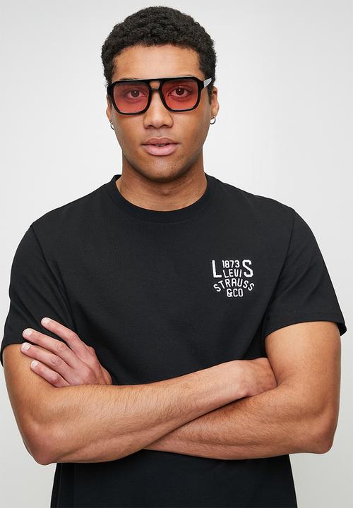 Levi’s® - Short Sleeve Relaxed Fit Tee - Ss Relaxed Fit Tee Jet Black Graphic