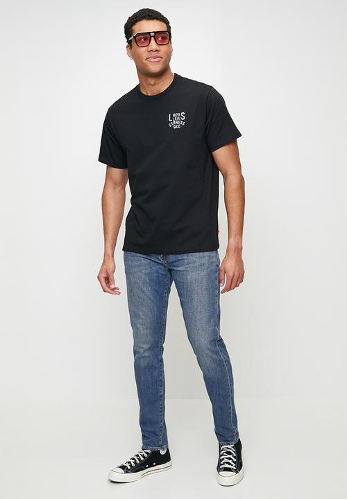 Levi’s® - Short Sleeve Relaxed Fit Tee - Ss Relaxed Fit Tee Jet Black Graphic