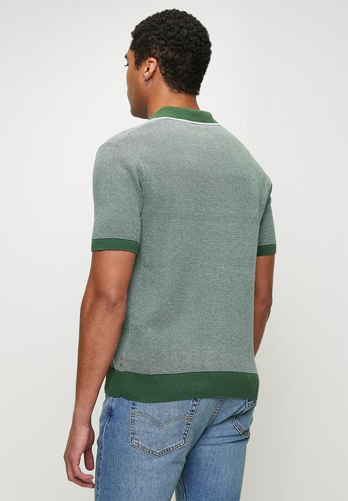 Levi’s® - Skipper knit polo birds eye stitch - dark green