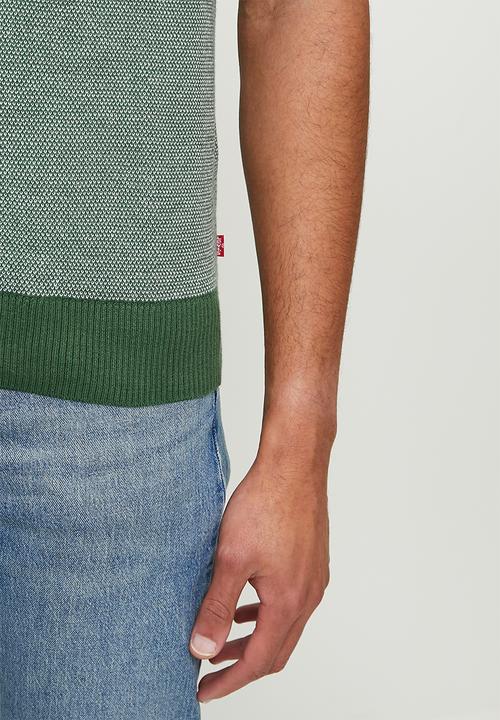 Levi’s® - Skipper knit polo birds eye stitch - dark green