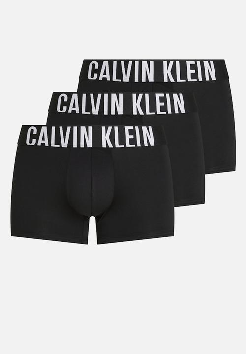 Calvin Klein - Trunk 3Pk - B- Misty Gr, White, Blossom Gr Lgs