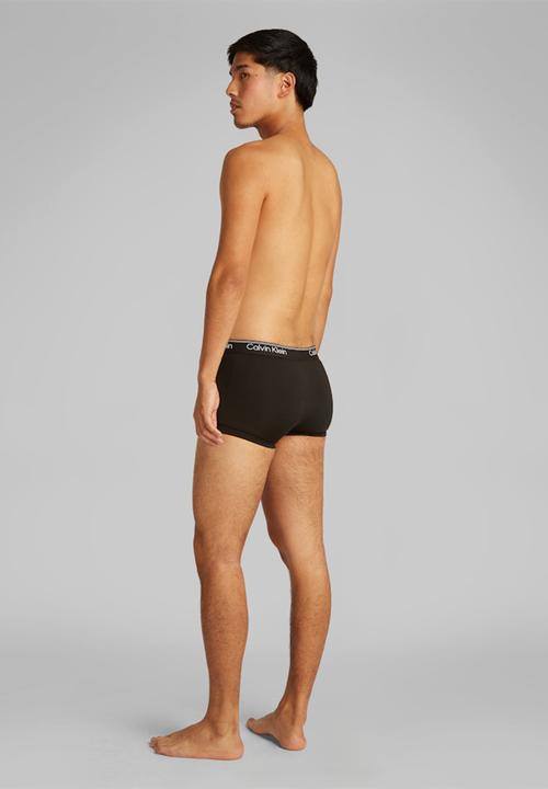 Calvin Klein - Low Rise Trunk 3Pk - B- Beau Bl, F Mauve, Saharah Sn Wbs
