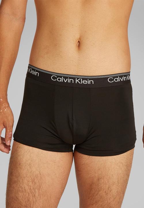 Calvin Klein - Low Rise Trunk 3Pk - B- Beau Bl, F Mauve, Saharah Sn Wbs