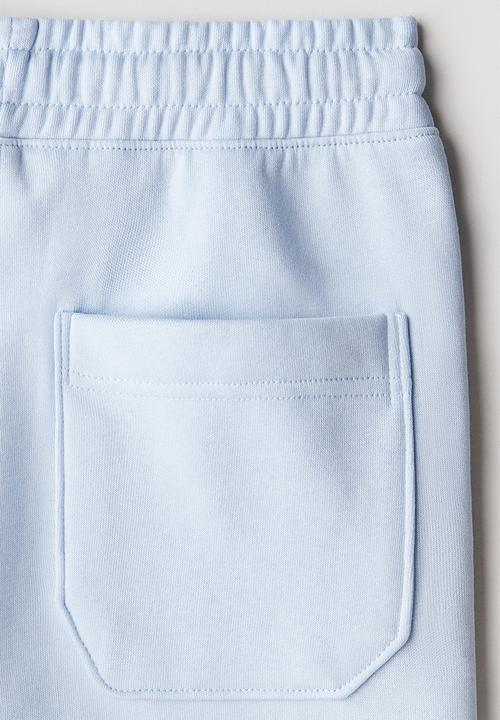 H&M - Brushed-inside cargo sweatshorts - light blue