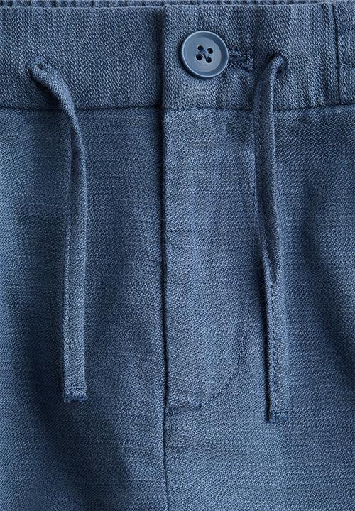 H&M - Cotton roll-up chinos - dusty blue