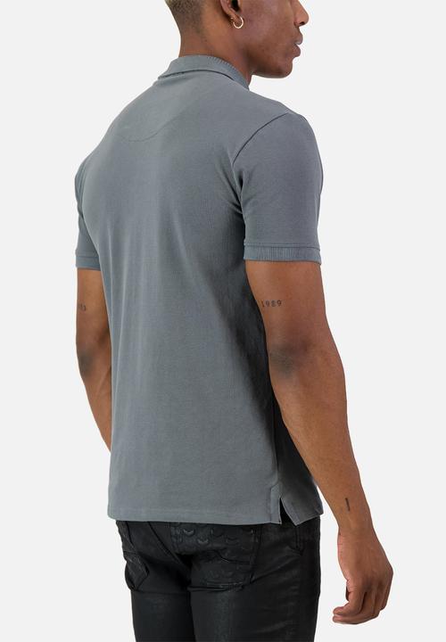 S.P.C.C - Mullen Golfer  - Slimline Fit Signature Polos Celeste