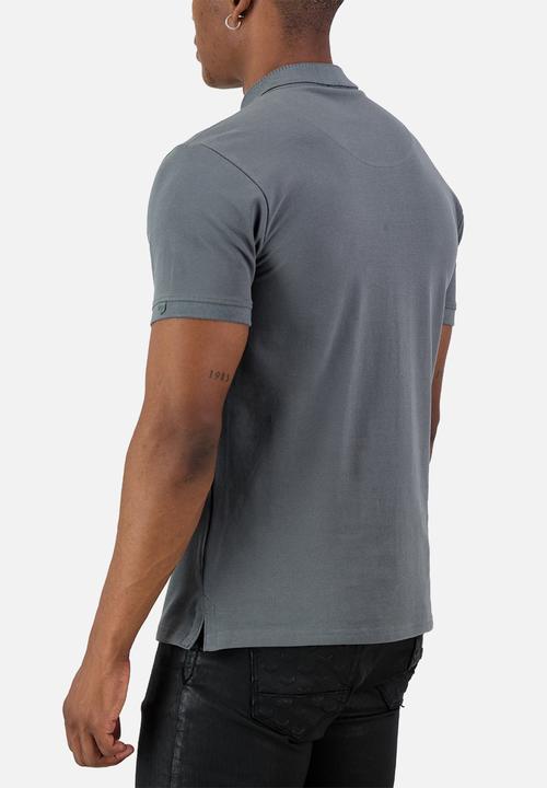 S.P.C.C - Mullen Golfer  - Slimline Fit Signature Polos Celeste