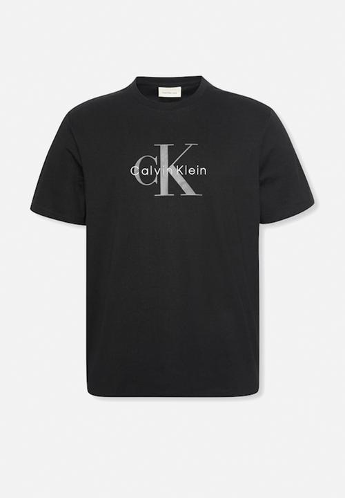 Calvin Klein - Ss Hero Monologo Tee 20S - Black