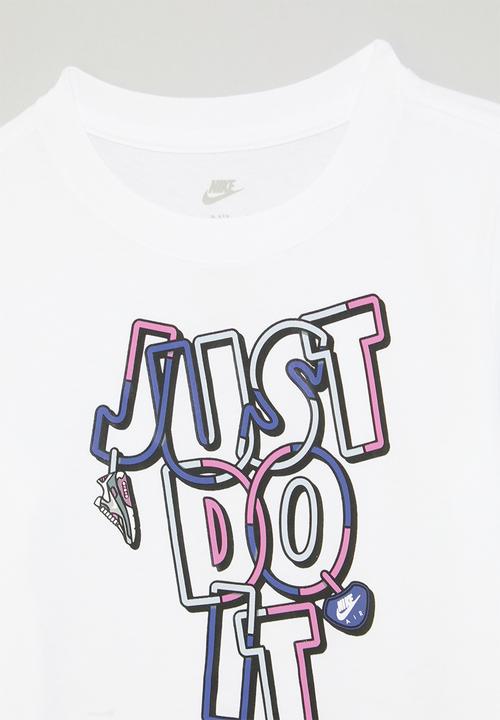 Nike - Nike just do it charm tee - white