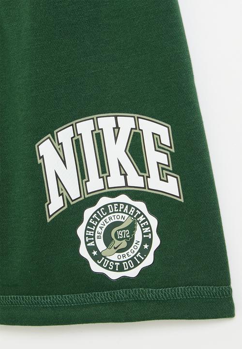 Nike - Nike pe french terry reversible shorts - green