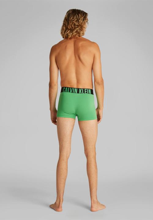 Calvin Klein - Trunk 3Pk - White, Black, Blossom Green