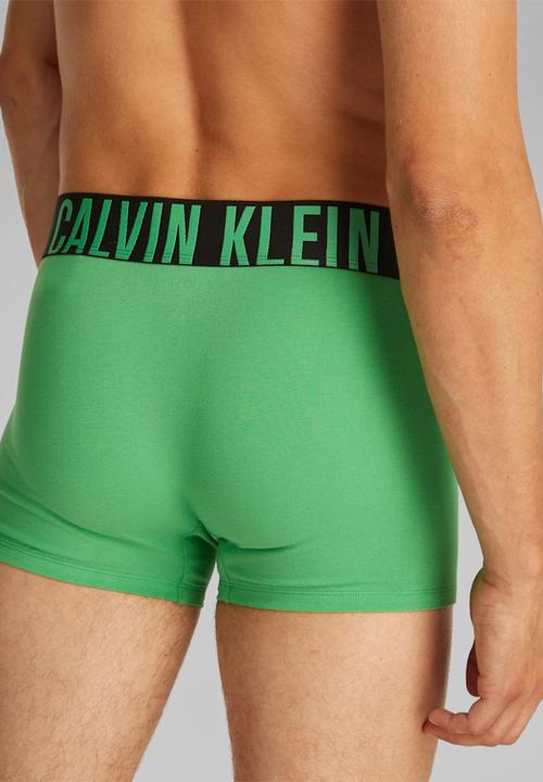 Calvin Klein - Trunk 3Pk - White, Black, Blossom Green