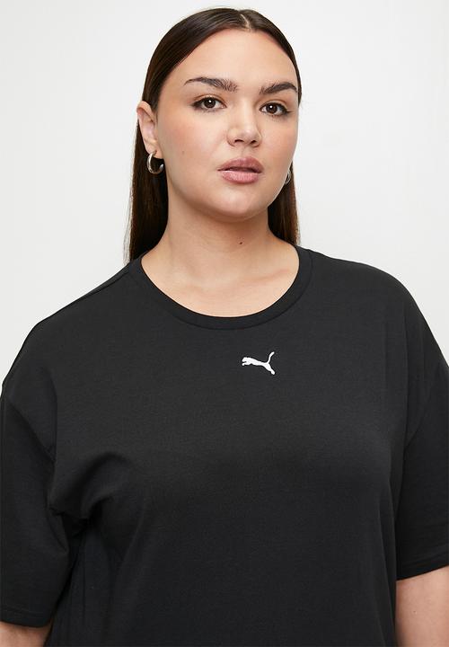 PUMA - Plus ESS Relaxed Tee W PUMA Black