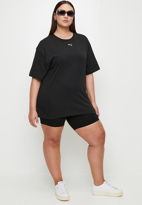 PUMA - Plus ESS Relaxed Tee W PUMA Black