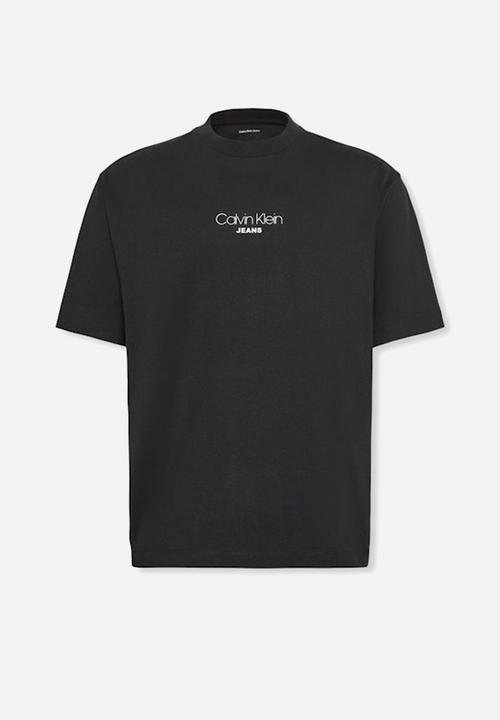 Calvin Klein - Ss 16S Rlxd Fit Ckj Graphic Tee - Black