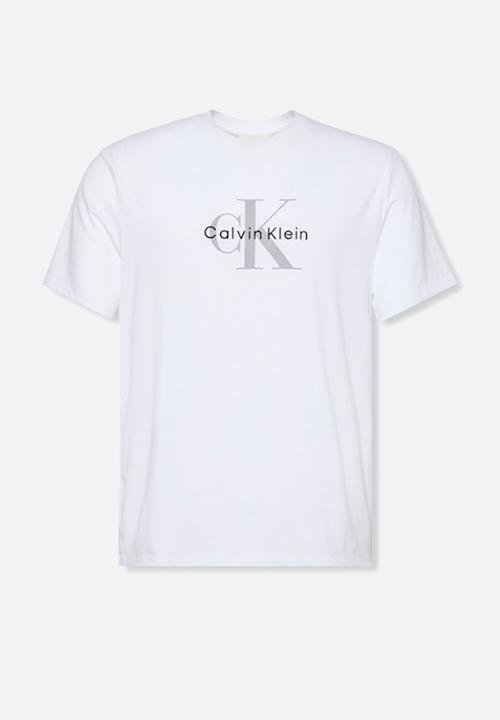 Calvin Klein - Ss Hero Monologo Tee 20S - Brilliant White