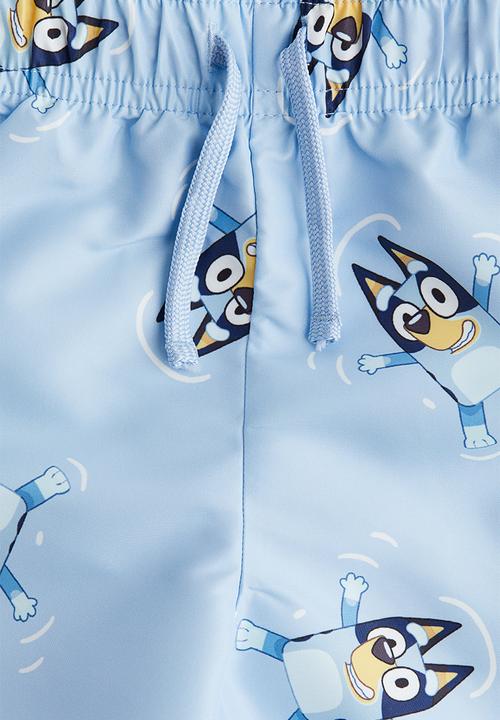 H&M - Printed swim shorts - light blue/bluey