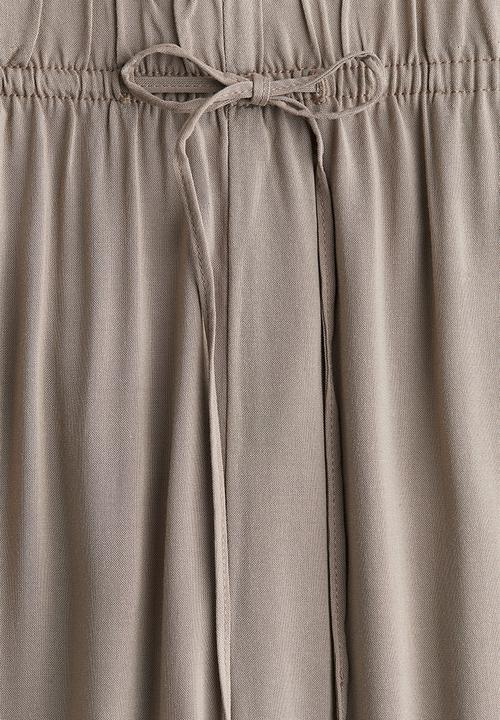 H&M - Wide pull-on trousers - greige