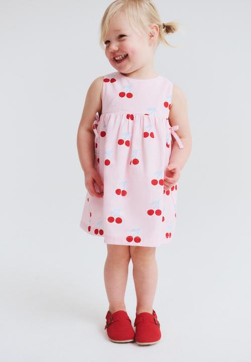 Cotton On - Ellie woven dress - blush pink/cherries