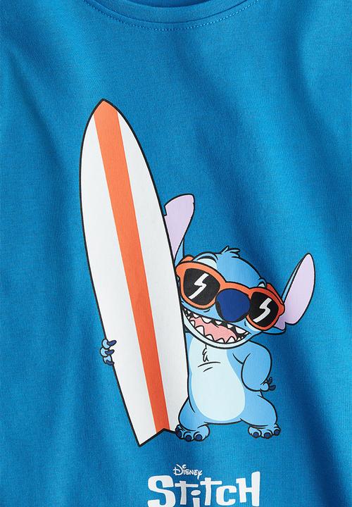 H&M - Printed vest top - blue/lilo & stitch