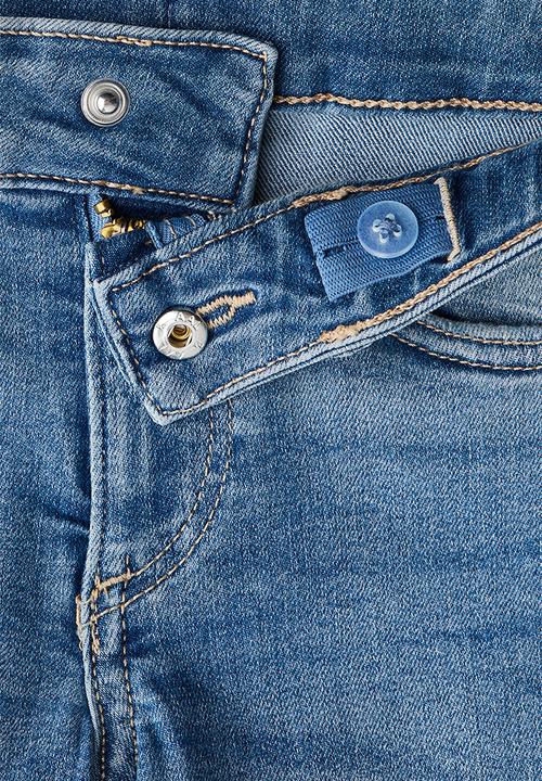 H&M - Superstretch wide leg jeans - denim blue 