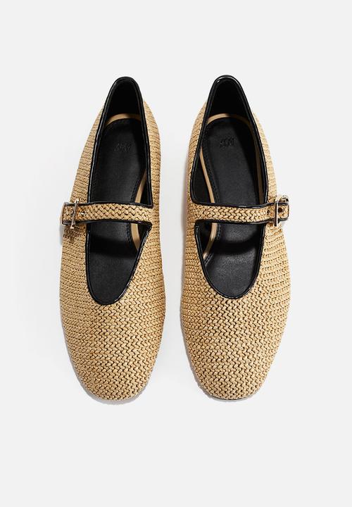 H&M - Braided mary janes - beige