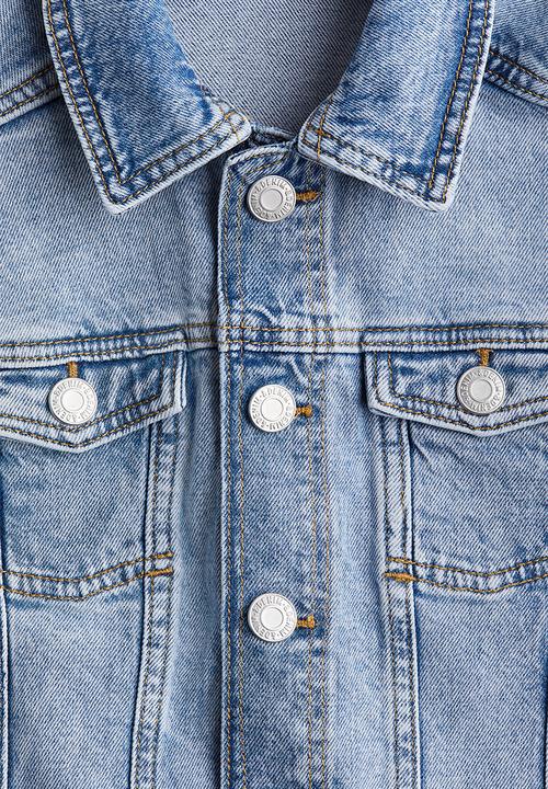 H&M - Loose denim jacket - denim blue