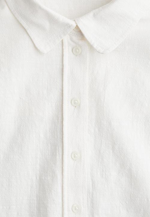 H&M - Cotton shirt - white