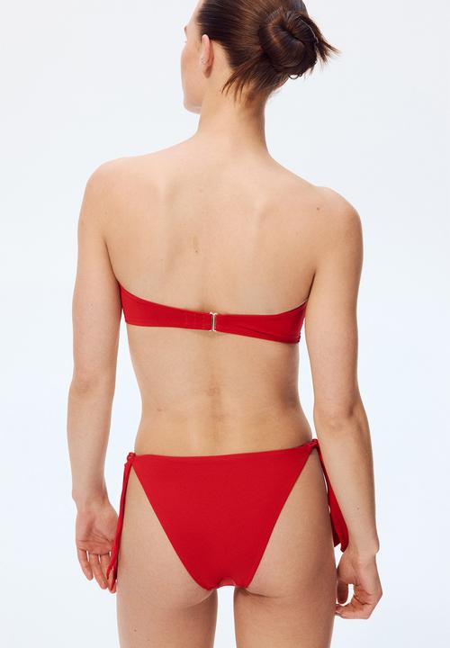 H&M - Tie tanga bikini bottoms - red