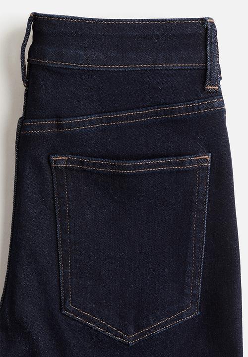 H&M - Skinny high jeans - dark denim blue 