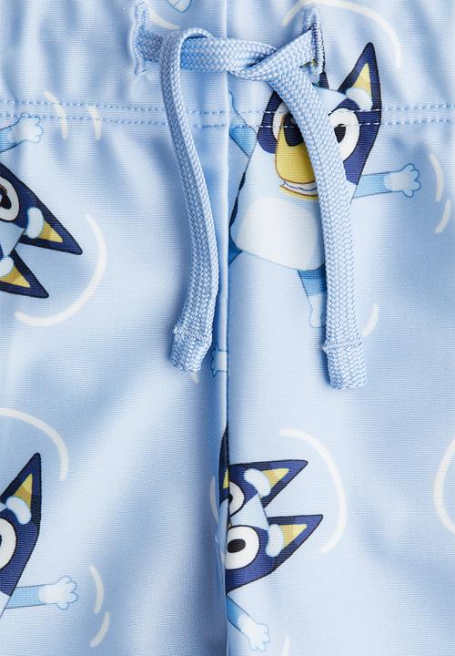 H&M - Printed swimming trunks - light blue/bluey