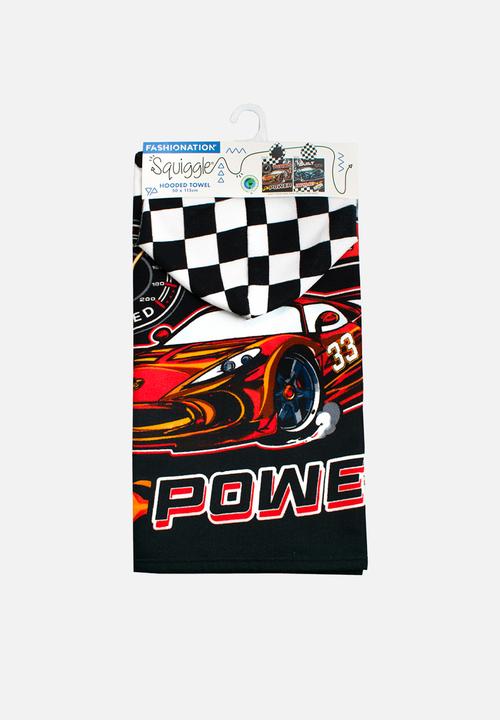 Character Group - Racer Hooded Towel - multi