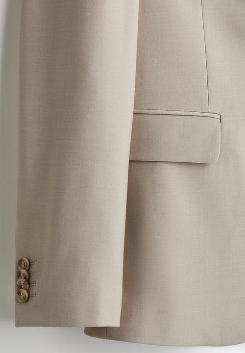 H&M - Slim fit jacket - beige