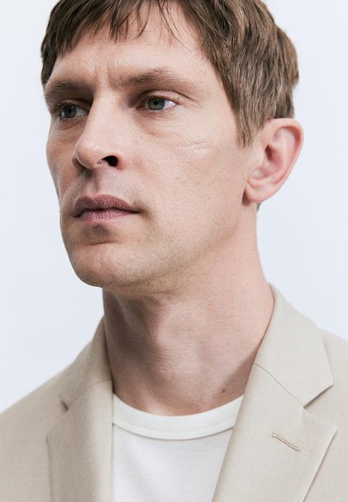 H&M - Slim fit jacket - beige