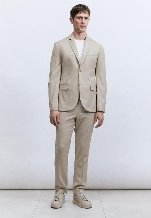 H&M - Slim fit jacket - beige