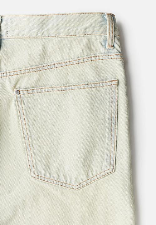 H&M - Baggy denim shorts - pale denim blue